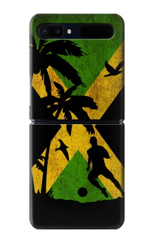 W2975 Jamaica Football Soccer Case Cover Custodia e Flip Case per Samsung Galaxy Z Flip 5G
