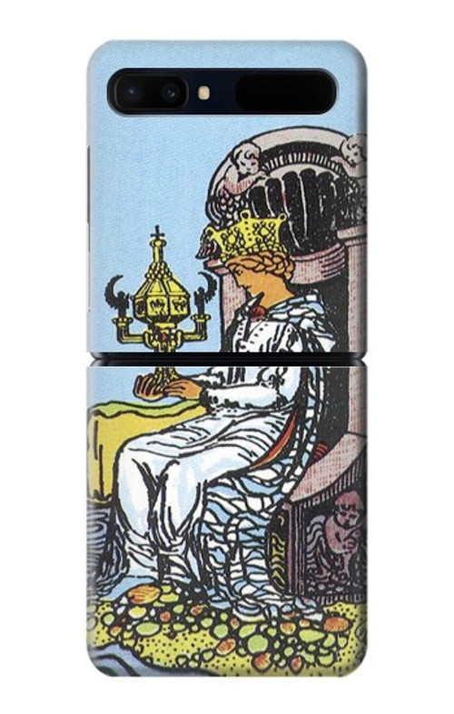 W3067 Tarot Card Queen of Cups Case Cover Custodia e Flip Case per Samsung Galaxy Z Flip 5G