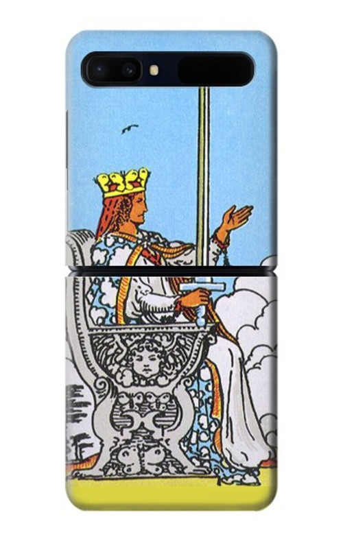 W3068 Tarot Card Queen of Swords Case Cover Custodia e Flip Case per Samsung Galaxy Z Flip 5G