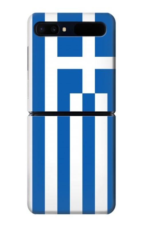 W3102 Flag of Greece Case Cover Custodia e Flip Case per Samsung Galaxy Z Flip 5G