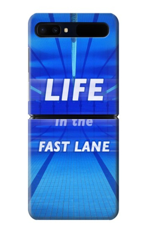 W3136 Life in the Fast Lane Swimming Pool Case Cover Custodia e Flip Case per Samsung Galaxy Z Flip 5G