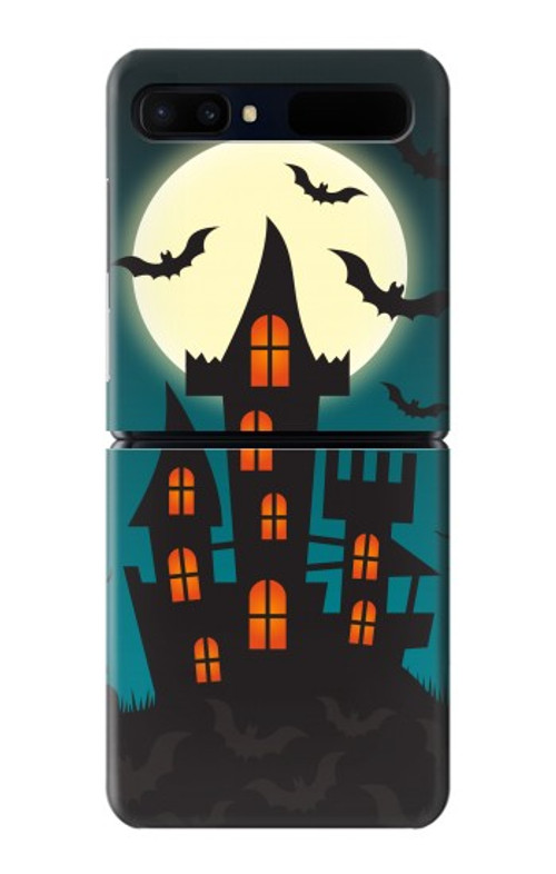 W3268 Halloween Festival Castle Case Cover Custodia e Flip Case per Samsung Galaxy Z Flip 5G