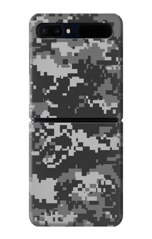 W3293 Urban Black Camo Camouflage Case Cover Custodia e Flip Case per Samsung Galaxy Z Flip 5G