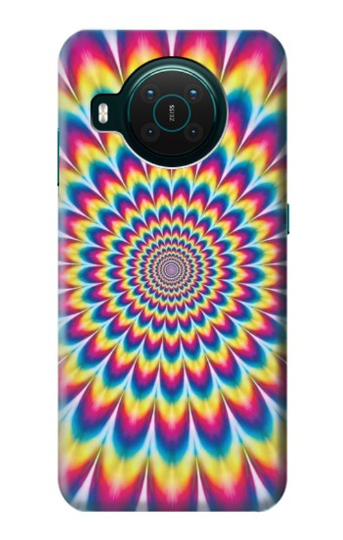 W3162 Colorful Psychedelic Case Cover Custodia e Flip Case per Nokia X10