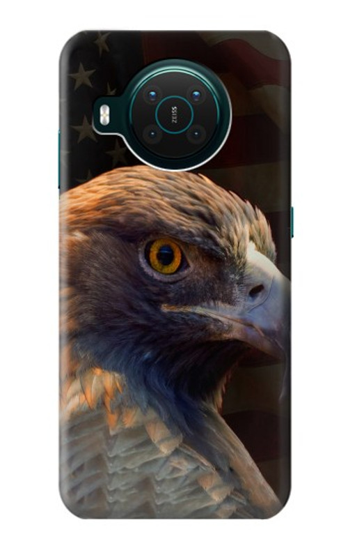 W3376 Eagle American Flag Case Cover Custodia e Flip Case per Nokia X10