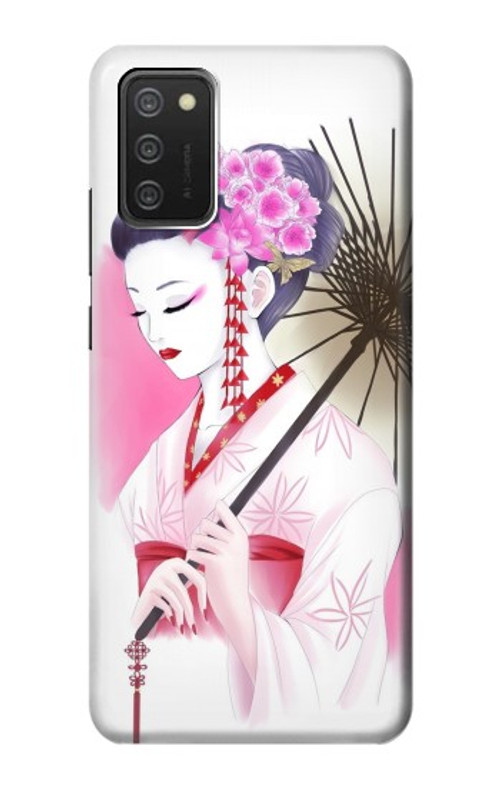 W2579 Japanese Traditional Geisha Kimono Case Cover Custodia e Flip Case per Samsung Galaxy A03S W2579 Japanese Traditional Geisha Kimono Case Cover Custodia e Flip Case per Samsung Galaxy A03S