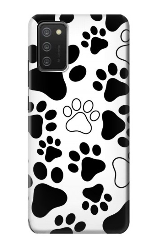 W2904 Dog Paw Prints Case Cover Custodia e Flip Case per Samsung Galaxy A03S
