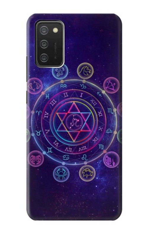 W3461 Zodiac Case Cover Custodia e Flip Case per Samsung Galaxy A03S