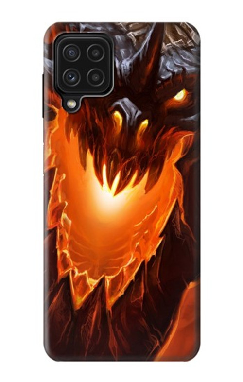 W0414 Fire Dragon Case Cover Custodia e Flip Case per Samsung Galaxy A22 4G