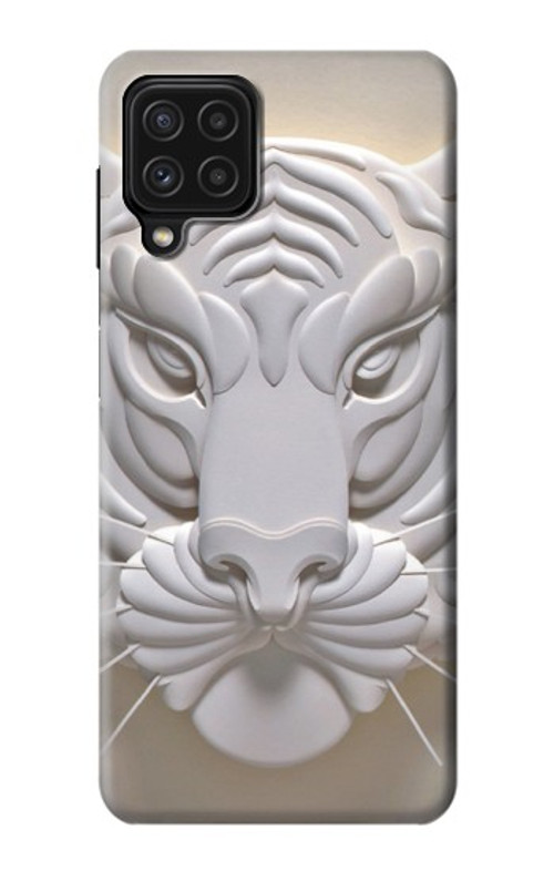 W0574 Tiger Carving Case Cover Custodia e Flip Case per Samsung Galaxy A22 4G