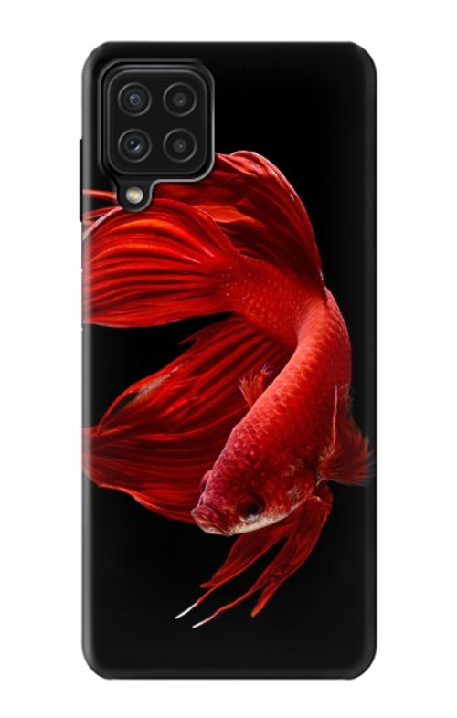 W2092 Red Siamese Fighting Fish Case Cover Custodia e Flip Case per Samsung Galaxy A22 4G