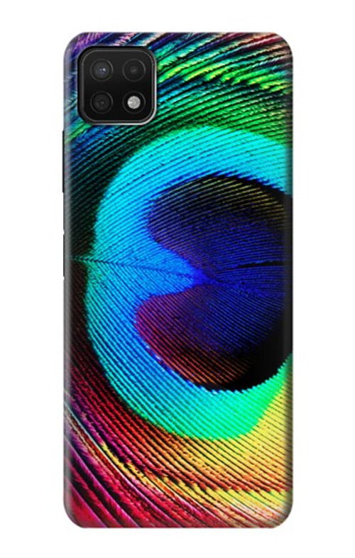 W0511 Peacock Case Cover Custodia e Flip Case per Samsung Galaxy A22 5G