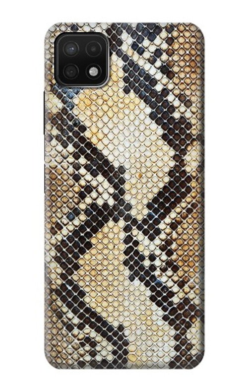 W2703 Snake Skin Texture Graphic Printed Case Cover Custodia e Flip Case per Samsung Galaxy A22 5G