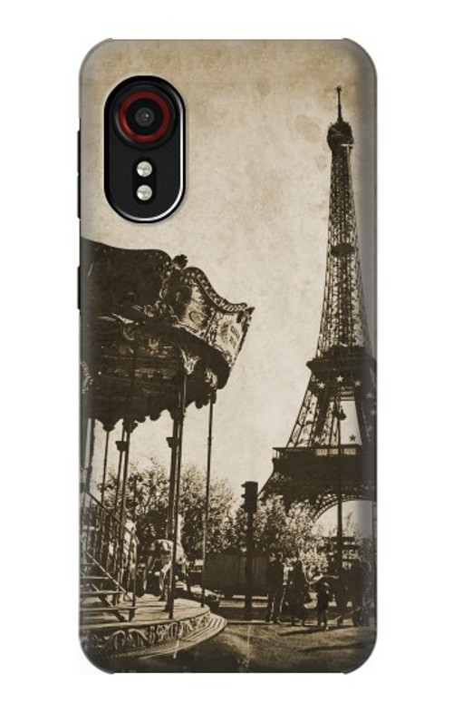W2174 Eiffel Tower Vintage Paris Case Cover Custodia e Flip Case per Samsung Galaxy Xcover 5
