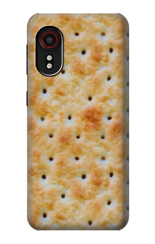 W2987 Cream Cracker Biscuits Case Cover Custodia e Flip Case per Samsung Galaxy Xcover 5
