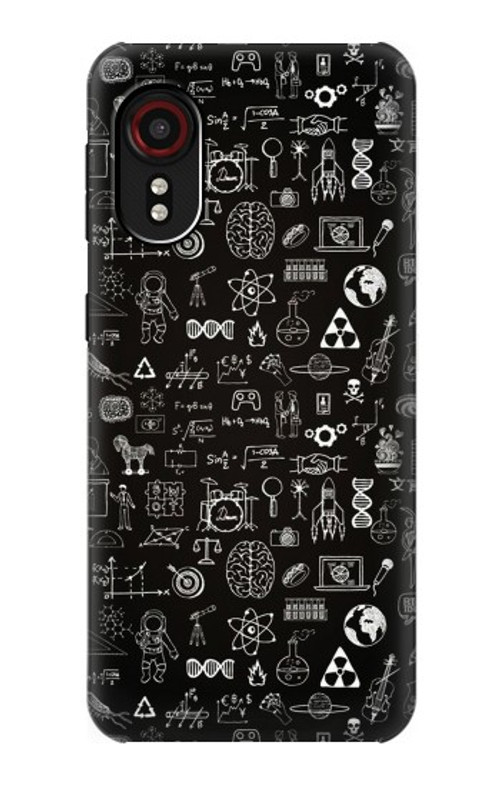 W3426 Blackboard Science Case Cover Custodia e Flip Case per Samsung Galaxy Xcover 5