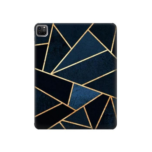 W3479 Navy Blue Graphic Art Tablet Case Cover Custodia per iPad Pro 12.9 (2022, 2021, 2020, 2018), iPad Air 13 (2025, 2024)