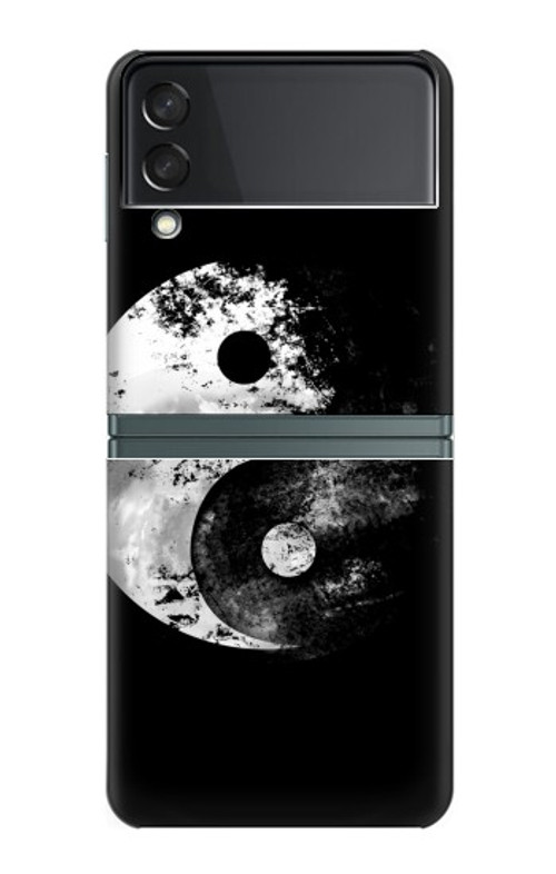 W1372 Moon Yin-Yang Hard Case For Samsung Galaxy Z Flip 3 5G