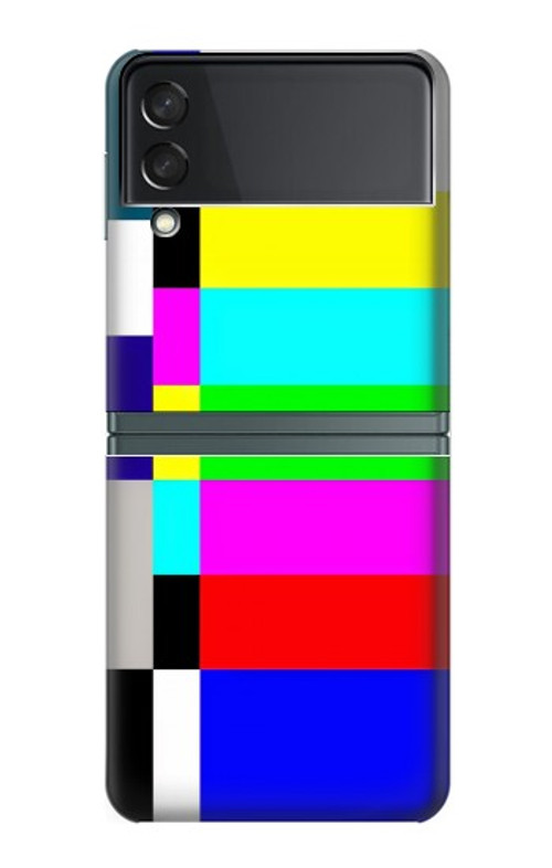 W2348 No Signal TV Hard Case For Samsung Galaxy Z Flip 3 5G