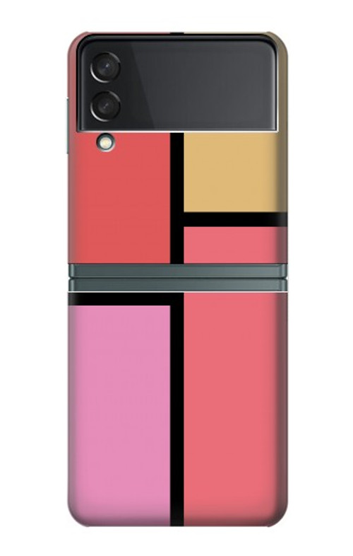 W2795 Cheek Palette Color Hard Case For Samsung Galaxy Z Flip 3 5G
