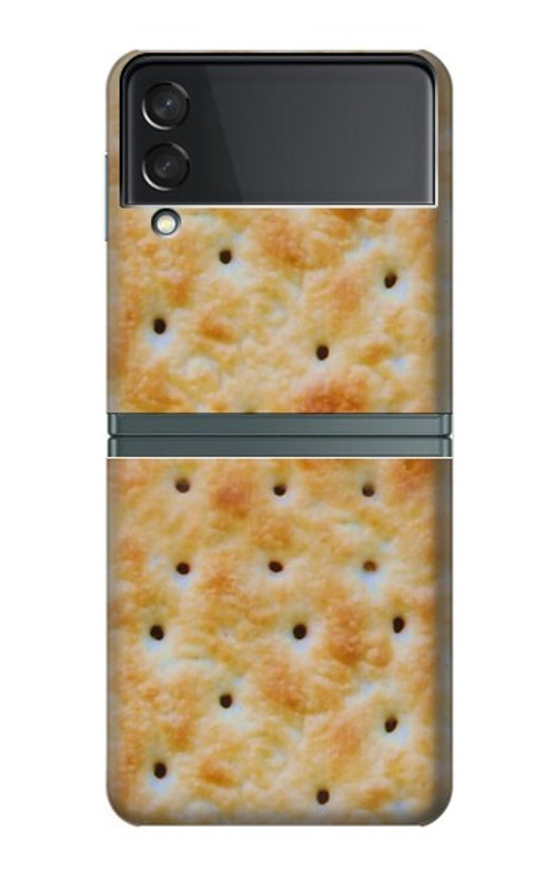 W2987 Cream Cracker Biscuits Hard Case For Samsung Galaxy Z Flip 3 5G