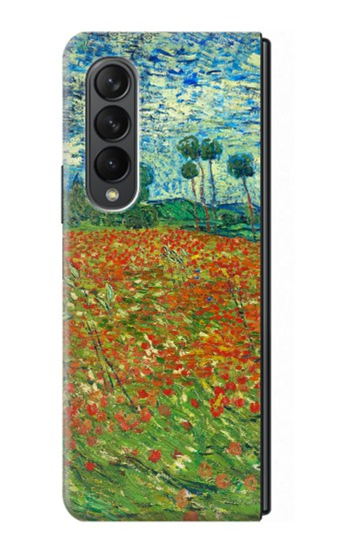 W2681 Field Of Poppies Vincent Van Gogh Hard Case For Samsung Galaxy Z Fold 3 5G
