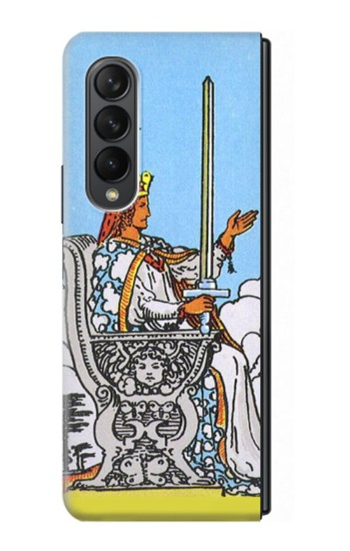 W3068 Tarot Card Queen of Swords Hard Case For Samsung Galaxy Z Fold 3 5G