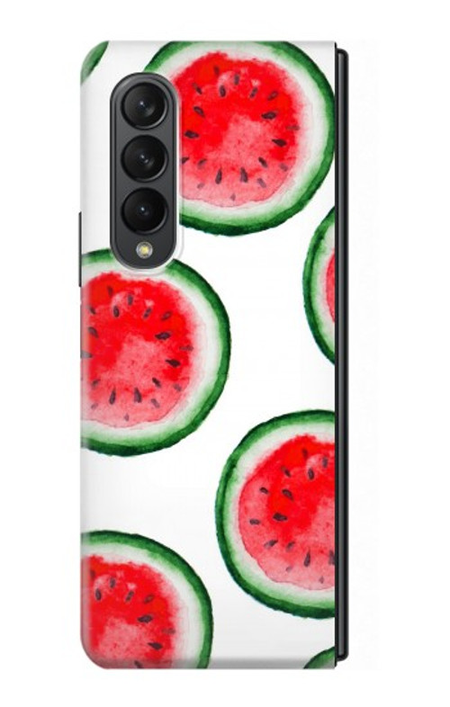 W3236 Watermelon Pattern Hard Case For Samsung Galaxy Z Fold 3 5G