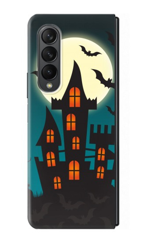 W3268 Halloween Festival Castle Hard Case For Samsung Galaxy Z Fold 3 5G