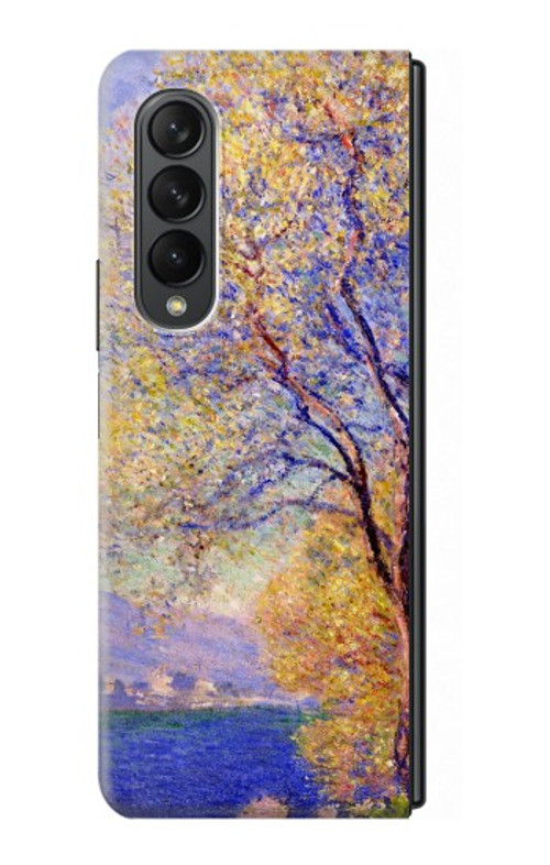 W3339 Claude Monet Antibes Seen from the Salis Gardens Hard Case For Samsung Galaxy Z Fold 3 5G