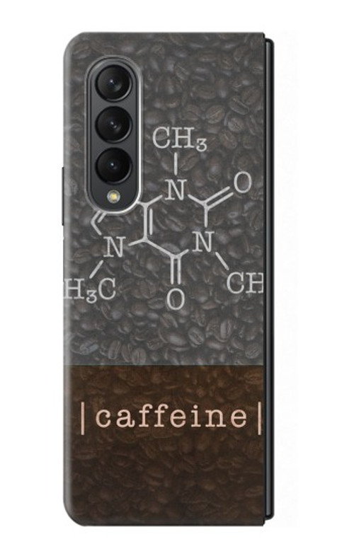 W3475 Caffeine Molecular Hard Case For Samsung Galaxy Z Fold 3 5G