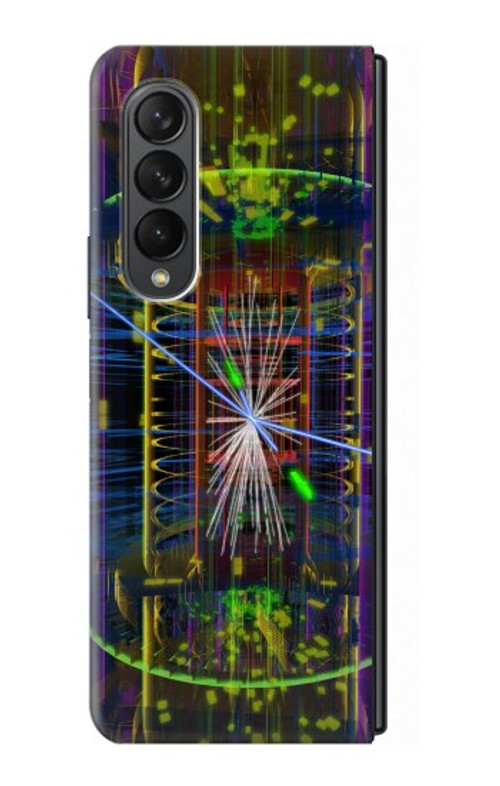 W3545 Quantum Particle Collision Hard Case For Samsung Galaxy Z Fold 3 5G