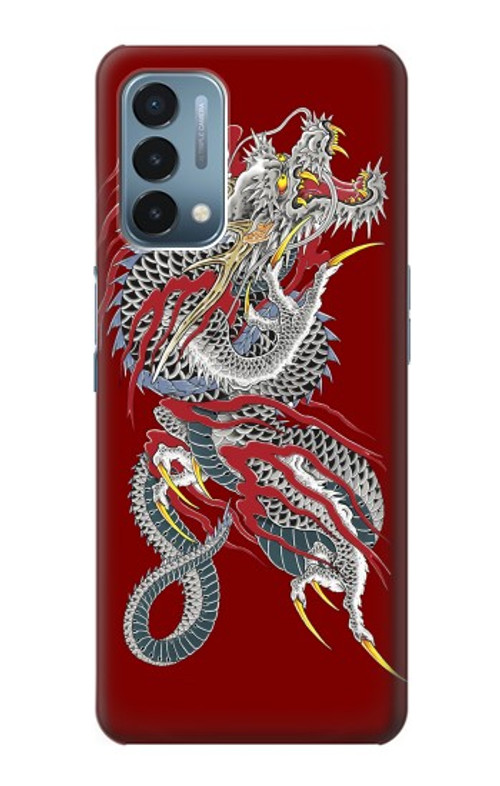 W2104 Yakuza Dragon Tattoo Case Cover Custodia e Flip Case per OnePlus Nord N200 5G
