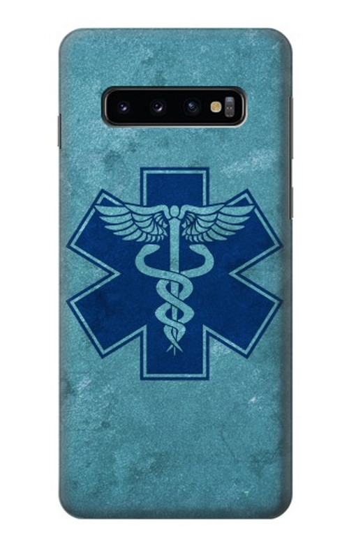 W3824 Caduceus Medical Symbol Case Cover Custodia e Flip Case per Samsung Galaxy S10