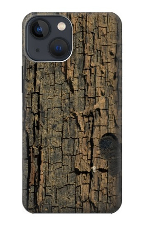 W0598 Wood Graphic Printed Case Cover Custodia e Flip Case per iPhone 13 mini