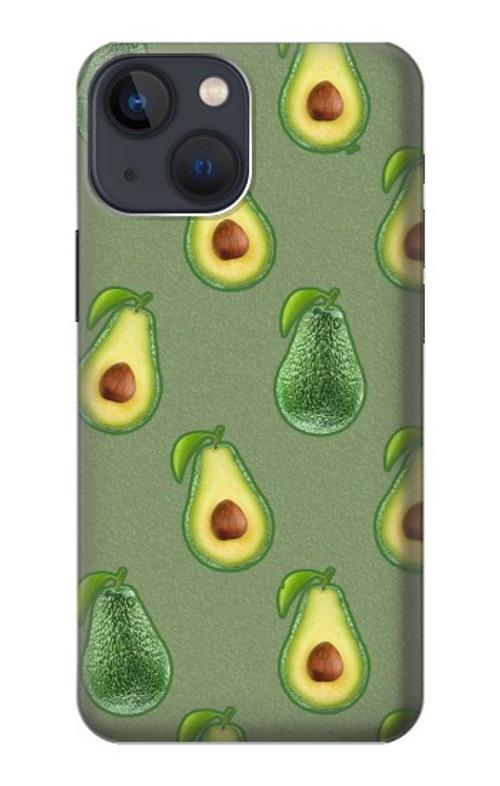 W3285 Avocado Fruit Pattern Case Cover Custodia e Flip Case per iPhone 13 mini