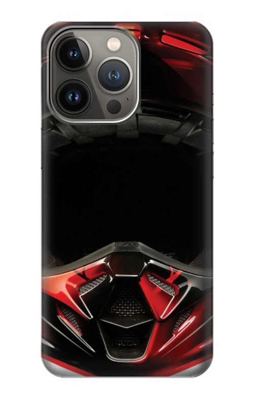 W1373 Motorcycle Helmet Case Cover Custodia e Flip Case per iPhone 13 Pro Max
