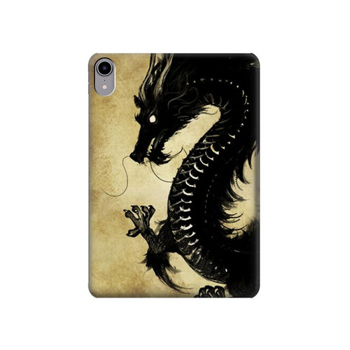 W1482 Black Dragon Painting Tablet Case Cover Custodia per iPad mini 6 7, iPad mini (2021,2024)