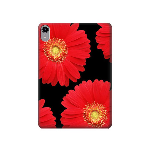 W2478 Red Daisy flower Tablet Case Cover Custodia per iPad mini 6 7, iPad mini (2021,2024)