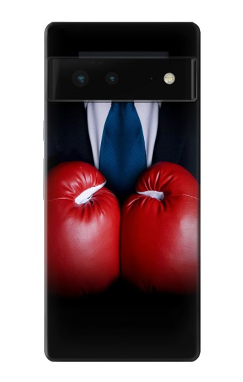 W2261 Businessman Black Suit With Boxing Gloves Case Cover Custodia e Flip Case per Google Pixel 6
