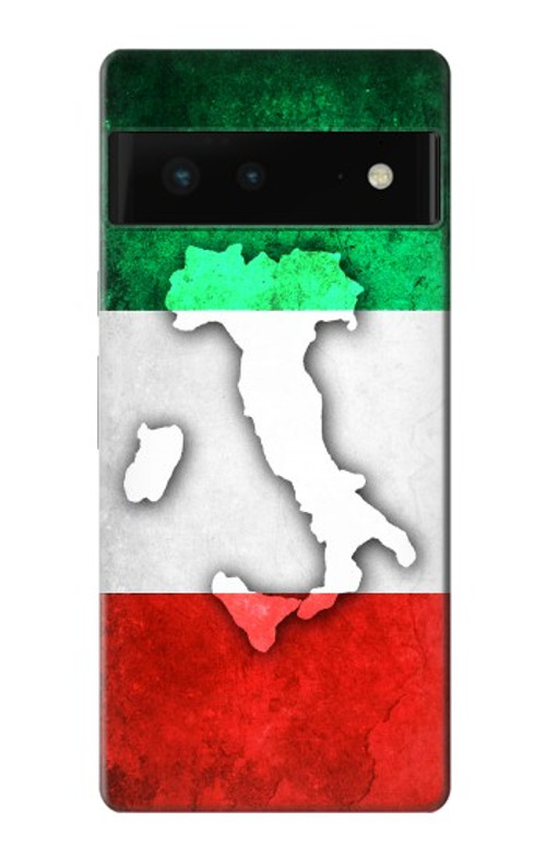W2338 Italy Flag Case Cover Custodia e Flip Case per Google Pixel 6