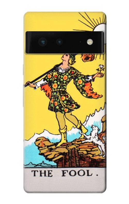 W2810 Tarot Card The Fool Case Cover Custodia e Flip Case per Google Pixel 6