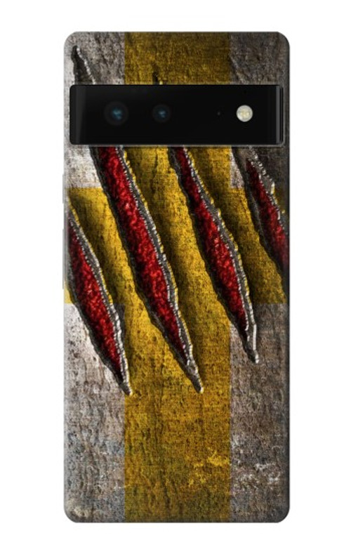 W3603 Wolverine Claw Slash Case Cover Custodia e Flip Case per Google Pixel 6