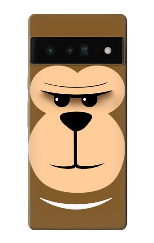 W2721 Cute Grumpy Monkey Cartoon Case Cover Custodia e Flip Case per Google Pixel 6 Pro W2721 Cute Grumpy Monkey Cartoon Case Cover Custodia e Flip Case per Google Pixel 6 Pro
