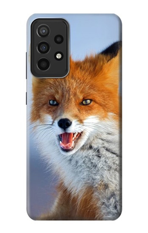 W0417 Fox Case Cover Custodia e Flip Case per Samsung Galaxy A52s 5G