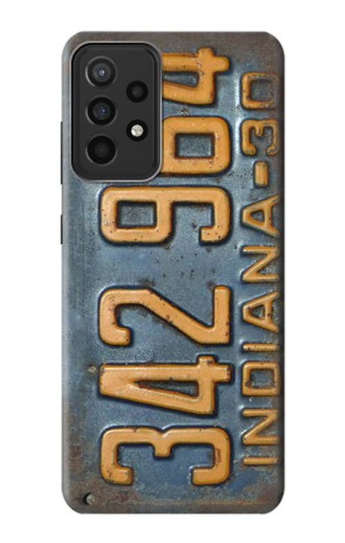 W3750 Vintage Vehicle Registration Plate Case Cover Custodia e Flip Case per Samsung Galaxy A52s 5G
