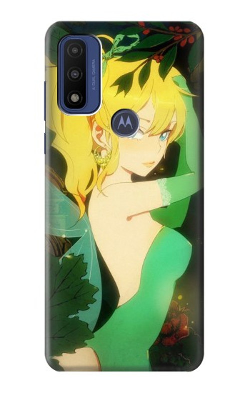 W0095 Peter Pan's Tinker Bell Case Cover Custodia e Flip Case per Motorola G Pure