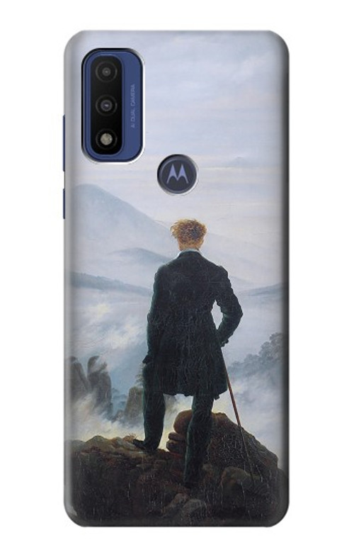 W3789 Wanderer above the Sea of Fog Case Cover Custodia e Flip Case per Motorola G Pure