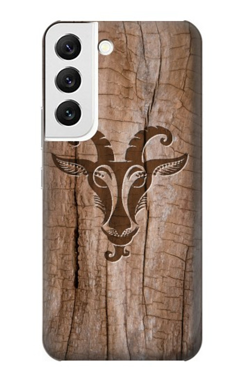 W2183 Goat Wood Graphic Printed Case Cover Custodia e Flip Case per Samsung Galaxy S22