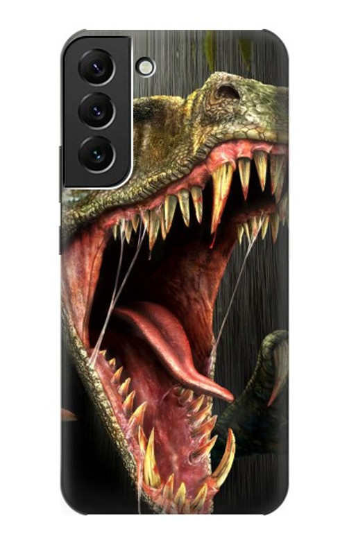 W0923 T-Rex Dinosaur Case Cover Custodia e Flip Case per Samsung Galaxy S22 Plus